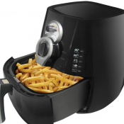 หม้อทอดไร้น้ำมัน Healthy Air Fryer - สีดำ 0